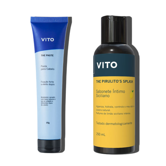 Kit Pasta para Cabelo e Sabonete Íntimo