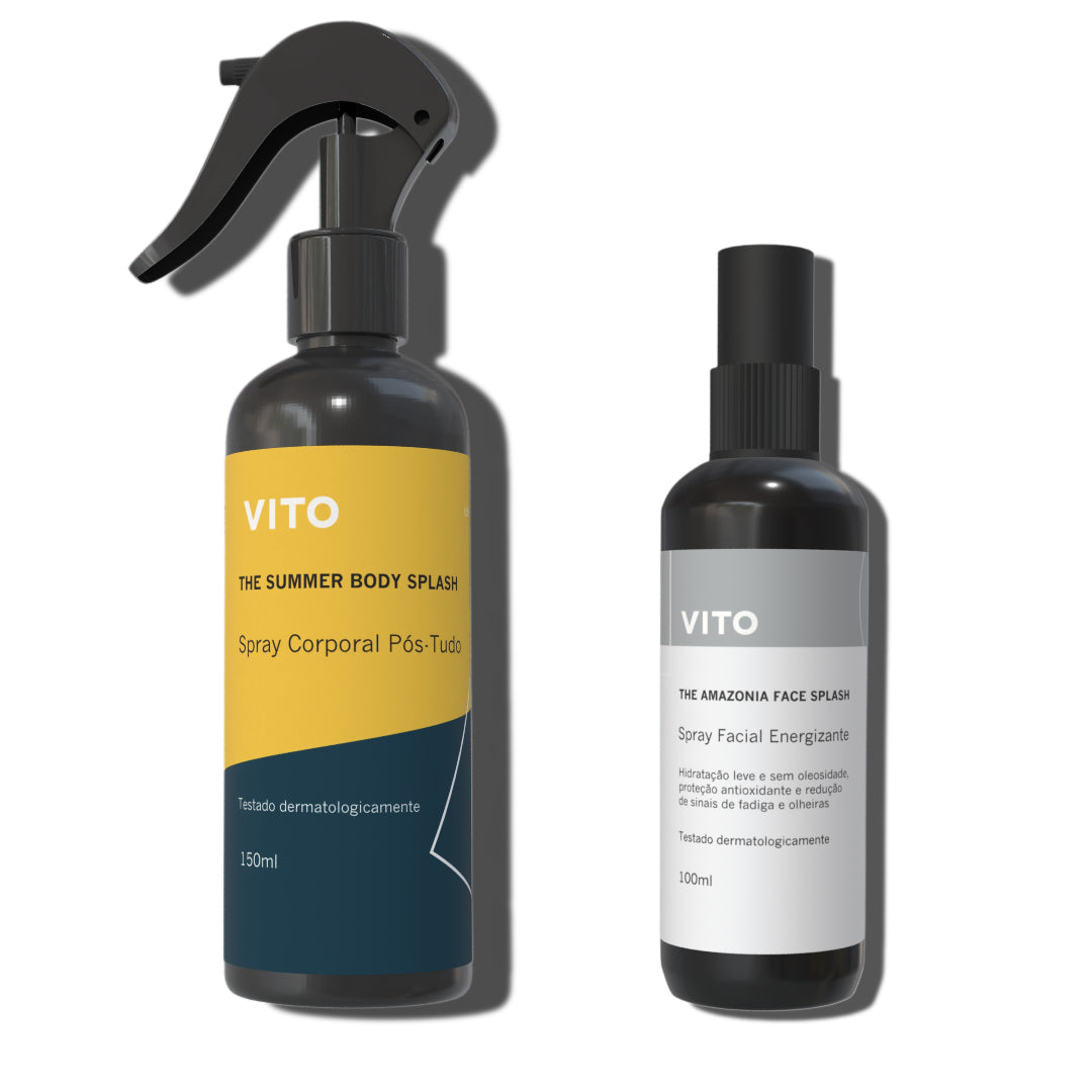 Kit Verão Pós Praia - Spray Facial e Body Splash