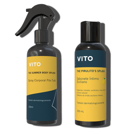Kit Limão Siciliano - Sabonete Íntimo e Body Splash